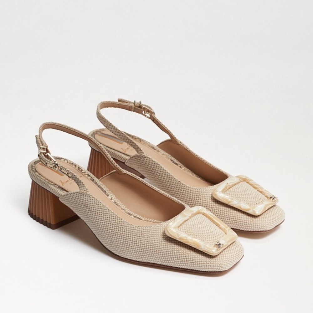 Sam Edelman nude block heels, size 5.5. NWOT, never worn!